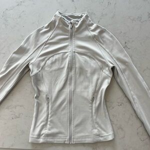 Lululemon Cropped Define Zip Up Jacket Nulu Bone 2